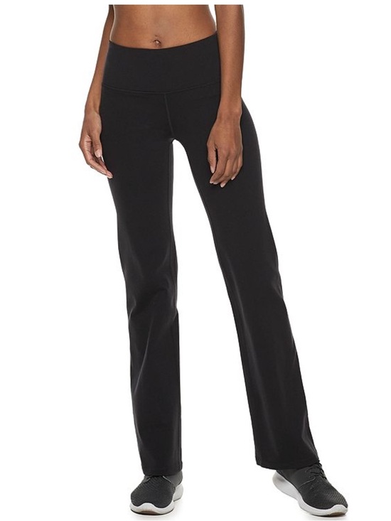 tek gear Pants - tek gear Black Shapewear Pants Soft Flared Workout Leggings - Size PS
